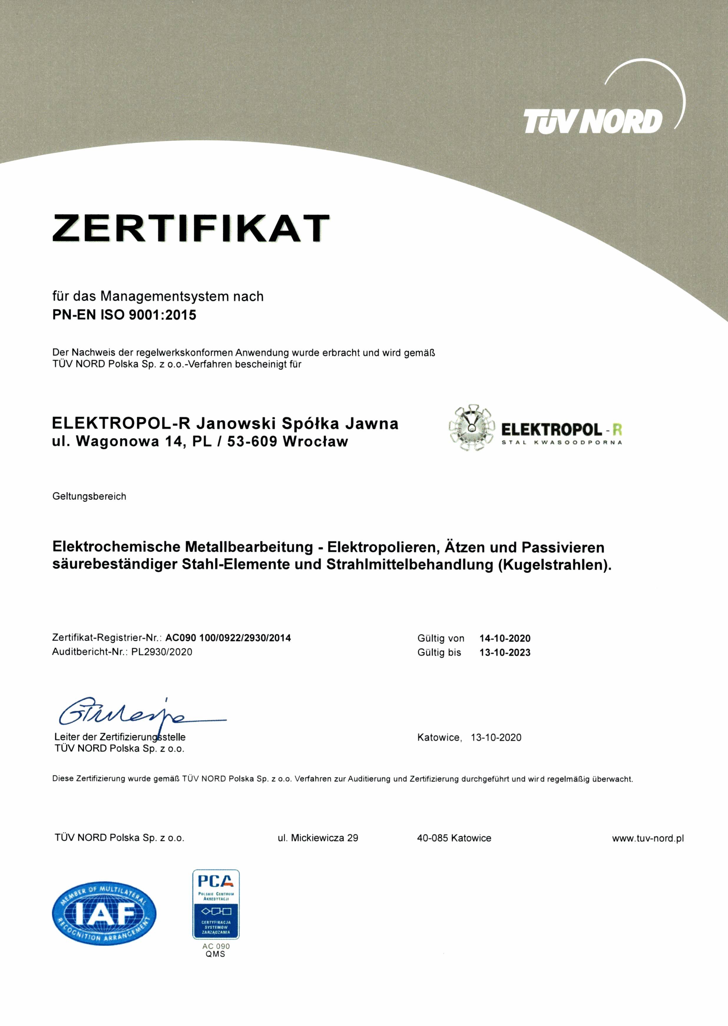 Zertificat